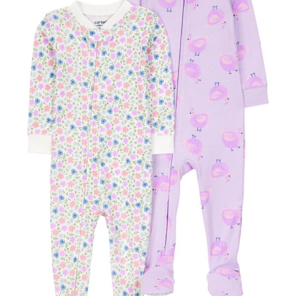 Carter's Child of Mine Toddler Pajama, 2-Pack, One-Piece, Sizes 12M-5T