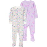 Carter's Child of Mine Toddler Pajama, 2-Pack, One-Piece, Sizes 12M-5T