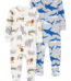 Carter's Child of Mine Toddler Pajama, 2-Pack, One-Piece, Sizes 12M-5T