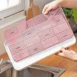 CASAFUN Large Rectangular Self Draining Soap Dishes, Bar Soap Holder, Soap Tray Soap Saver Bar Dish for Soap Sponge Dryer Bathroom Toilet Shower Kitchen Restaurant Counter