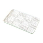 CASAFUN Large Rectangular Self Draining Soap Dishes, Bar Soap Holder, Soap Tray Soap Saver Bar Dish for Soap Sponge Dryer Bathroom Toilet Shower Kitchen Restaurant Counter