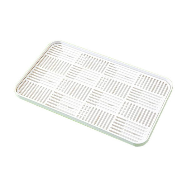 CASAFUN Large Rectangular Self Draining Soap Dishes, Bar Soap Holder, Soap Tray Soap Saver Bar Dish for Soap Sponge Dryer Bathroom Toilet Shower Kitchen Restaurant Counter