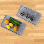 CASAFUN Large Rectangular Self Draining Soap Dishes, Bar Soap Holder, Soap Tray Soap Saver Bar Dish for Soap Sponge Dryer Bathroom Toilet Shower Kitchen Restaurant Counter