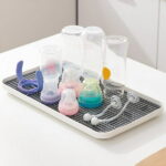CASAFUN Large Rectangular Self Draining Soap Dishes, Bar Soap Holder, Soap Tray Soap Saver Bar Dish for Soap Sponge Dryer Bathroom Toilet Shower Kitchen Restaurant Counter