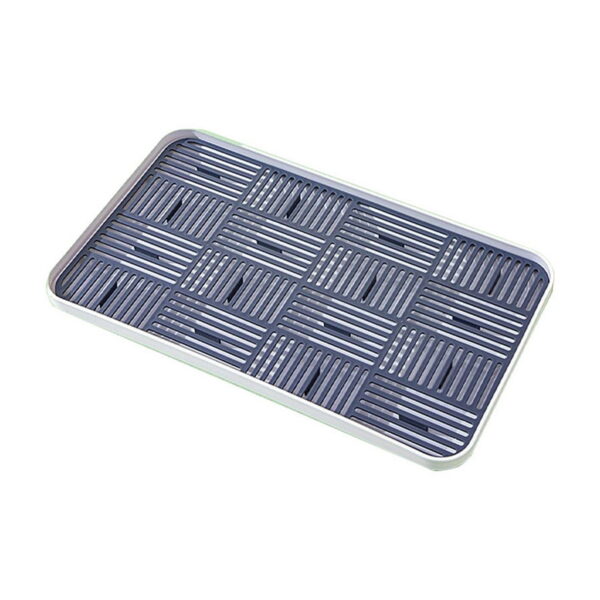 CASAFUN Large Rectangular Self Draining Soap Dishes, Bar Soap Holder, Soap Tray Soap Saver Bar Dish for Soap Sponge Dryer Bathroom Toilet Shower Kitchen Restaurant Counter