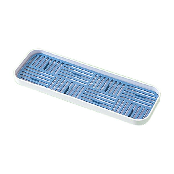CASAFUN Large Rectangular Self Draining Soap Dishes, Plastic Bar Soap Holder, Soap Tray Soap Saver Bar Dish for Soap Sponge Dryer Bathroom Toilet Shower Kitchen Restaurant Counter