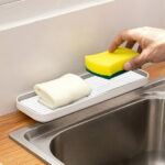 CASAFUN Large Rectangular Self Draining Soap Dishes, Plastic Bar Soap Holder, Soap Tray Soap Saver Bar Dish for Soap Sponge Dryer Bathroom Toilet Shower Kitchen Restaurant Counter