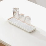 CASAFUN Large Rectangular Self Draining Soap Dishes, Plastic Bar Soap Holder, Soap Tray Soap Saver Bar Dish for Soap Sponge Dryer Bathroom Toilet Shower Kitchen Restaurant Counter