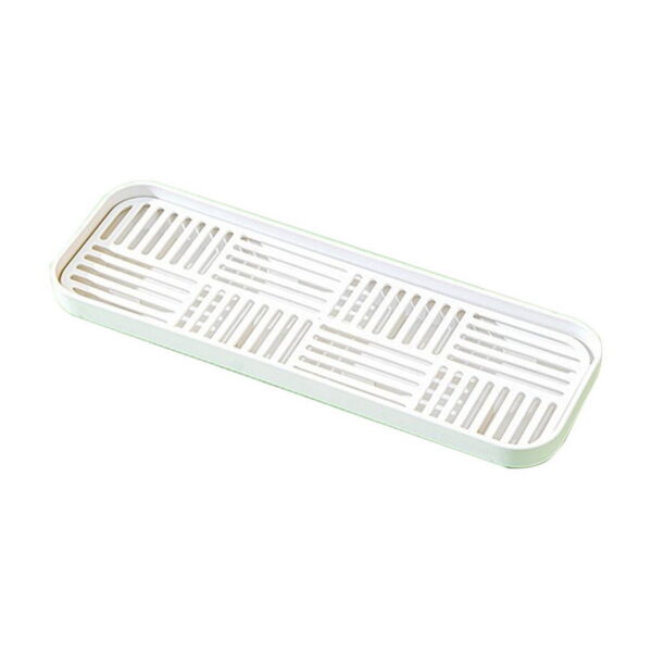 CASAFUN Large Rectangular Self Draining Soap Dishes, Plastic Bar Soap Holder, Soap Tray Soap Saver Bar Dish for Soap Sponge Dryer Bathroom Toilet Shower Kitchen Restaurant Counter