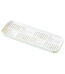 CASAFUN Large Rectangular Self Draining Soap Dishes, Plastic Bar Soap Holder, Soap Tray Soap Saver Bar Dish for Soap Sponge Dryer Bathroom Toilet Shower Kitchen Restaurant Counter