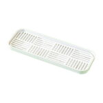 CASAFUN Large Rectangular Self Draining Soap Dishes, Plastic Bar Soap Holder, Soap Tray Soap Saver Bar Dish for Soap Sponge Dryer Bathroom Toilet Shower Kitchen Restaurant Counter