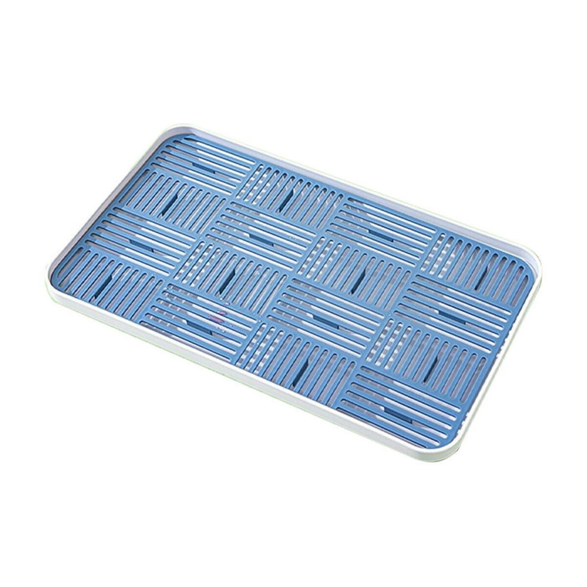 CASAFUN Large Rectangular Self Draining Soap Dishes, Plastic Bar Soap Holder, Soap Tray Soap Saver Bar Dish for Soap Sponge Dryer Bathroom Toilet Shower Kitchen Restaurant Counter
