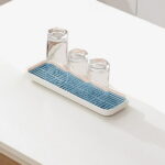CASAFUN Large Rectangular Self Draining Soap Dishes, Plastic Bar Soap Holder, Soap Tray Soap Saver Bar Dish for Soap Sponge Dryer Bathroom Toilet Shower Kitchen Restaurant Counter