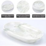 Ceramics Soap Dishes for Bathroom Kitche Oval Dark Sea Green 125x85x20mm