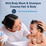 CeraVe Baby Body Wash & Baby Shampoo, Gentle Tear-Free Cleanser for Sensitive Skin & Hair, 8 fl oz