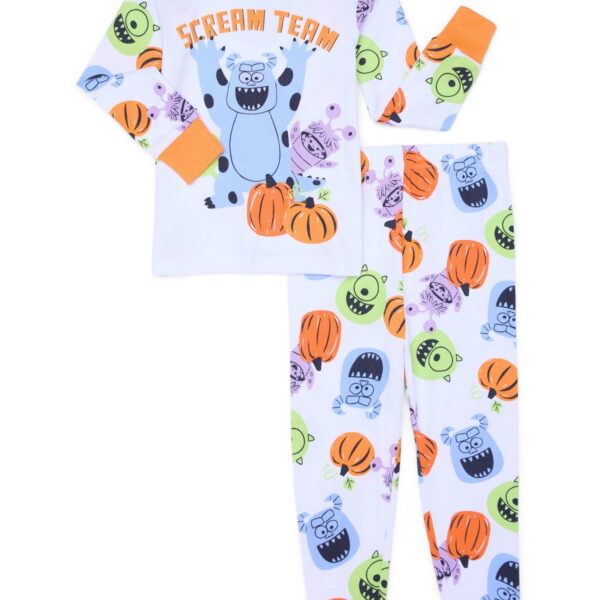 Character Toddler Halloween Glow in the Dark Pajama Set, 2-Piece, Sizes 12M-5T