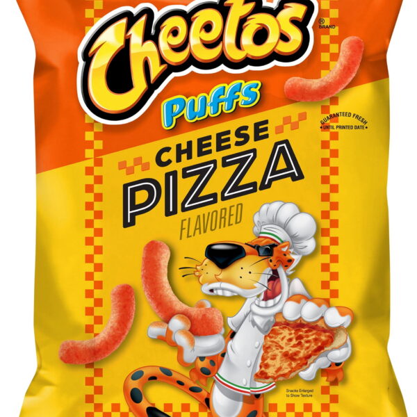 Cheetos Cheese Pizza Puffs Snack 8.0 Ounce Bag