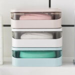 Clearance Items!TAKTUK Soap Holder,Soap Bar Container Holder Case Travel Dish Storage Drainers Box Cover Dishes Plastic,Soap Dish,Bathroom Accessories