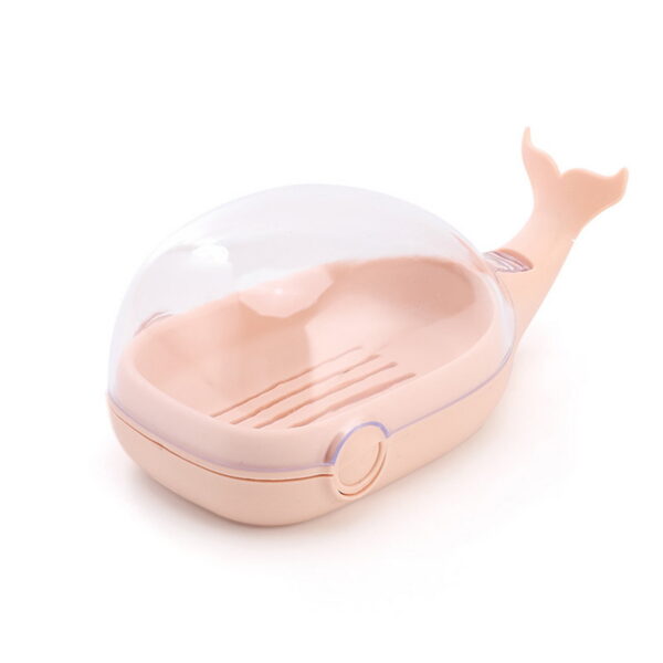 Clearance Items!TAKTUK Soap Holder,Soap Bar Container Holder Case Travel Dish Storage Drainers Box Cover Dishes Plastic,Soap Dish,Bathroom Accessories