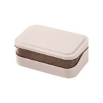 Clearance Items!TAKTUK Soap Holder,Soap Bar Container Holder Case Travel Dish Storage Drainers Box Cover Dishes Plastic,Soap Dish,Bathroom Accessories
