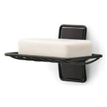 Command Bath Soap Dish, Matte Black, Bathroom Organization, Rust Resistant