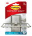 Command Soap Dish for Shower, Damage Free Hanging Bathroom, No Tools Bar Soap Holder, 1 Satin Nickel Soap Dish and 2 Water-Resistant Command Strips