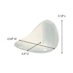 Command Soap Dish, Frosted, 1 Dish, 2 Mounting Bases, 2 Medium Strips/Pack