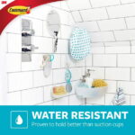 Command Soap Dish, Frosted, 1 Dish, 2 Mounting Bases, 2 Medium Strips/Pack