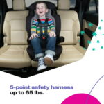 Cosco Kids Finale 2-in-1 Booster Car Seat, Storm Kite, Toddler, Unisex