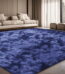 CozyDesg 8ft x 10ft Area Rugs, Soft Fluffy Area Rugs Floor Mat Floor Rugs for Living Room Bedroom Modern Decor Carpet,Navy Blue