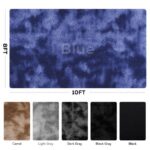 CozyDesg 8ft x 10ft Area Rugs, Soft Fluffy Area Rugs Floor Mat Floor Rugs for Living Room Bedroom Modern Decor Carpet,Navy Blue