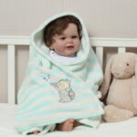 CREVENT 30''X40'' Cute Cozy Fluffy Warm Baby Blanket for Girls Boys Infants Toddlers' Bedding Crib Cot Stroller, Baby Shower Birthday Newborn's Gift - Racoon