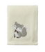 CREVENT 30''X40'' Light Cozy Plush Fluffy Warm Fleece Receiving Baby Blanket for Infant Toddler Crib Cot Stroller, Baby Birthday Ivory Fox