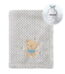 CREVENT Cute Cozy Fluffy Warm Baby Blanket Nap Throws for Girls Boys Infants, Baby Shower Birthday Newborn's Gift, Grey Bear, 30''X40''