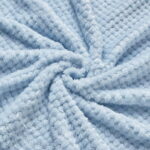 CREVENT Cute Cozy Fluffy Warm Baby Blanket Nap Throws for Girls Boys Infants , Baby Shower Birthday Newborn's Gift , Blue White Lion, 30''X40''