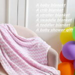 CREVENT Cute Plush Baby Blanket for Infant Girls, Giftable Suitable, 30"X40", Pink Elephant