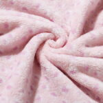 CREVENT Cute Plush Cozy and Warm Fleece Baby Blanket for Girls Infant Toddler Crib Cot Stroller, 30''X40'', Pink Cat