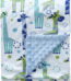 CREVENT Minky Baby Blanket for Boys, Soft Plush Receiving for Newborns - Giraffe 30x40 Inches