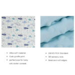 CREVENT Minky Baby Blanket for Girls Boys, Soft Plush Receiving Blanket for Newborns - 30x40 Inches (Space)