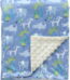 CREVENT Silky Soft Baby Blanket for Boys Soft Plush Receiving Gift for Newborns Toddlers Bedding - Zoo 30x40 Inches