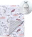 CREVENT Soft Plush Minky Baby Blanket for Girls, for Newborns, Toddlers Bedding Napping - Sweet Dream 30x40 Inches