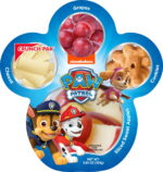 Crunch Pak Snack Paw Patrol with Fresh Sliced Apples, Cheese, Grapes, and Cinnamon Cookies 4.2oz