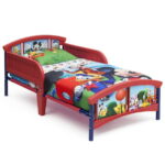 Delta Children Disney Mickey Mouse Plastic Toddler Bed, Multiple Forms