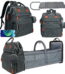 DERSTUEWE Baby Diaper Bag Backpack with Changing Station, Multifunctional Waterproof Portable Baby Bag for Travel, Dark Grey