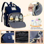 Diaper Bag Backpack - Tote - Multi function Waterproof Diaper Bag, Travel Essentials Baby Bag with Changing Pad, Stroller Straps & Pacifier Case - Unisex, Black