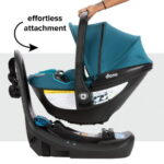 Diono LiteClik 30 RXT Infant Car Seat and Base, Blue Razz Ice