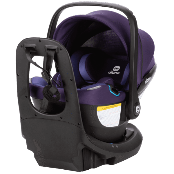 Diono LiteClik 30 RXT Infant Car Seat and Base, Purple Wildberry