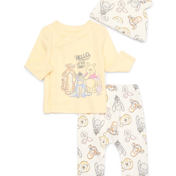 Disney Baby Wishes + Dreams Character Baby Take Me Home Set, 3-Piece, Sizes Preemie-9 Months