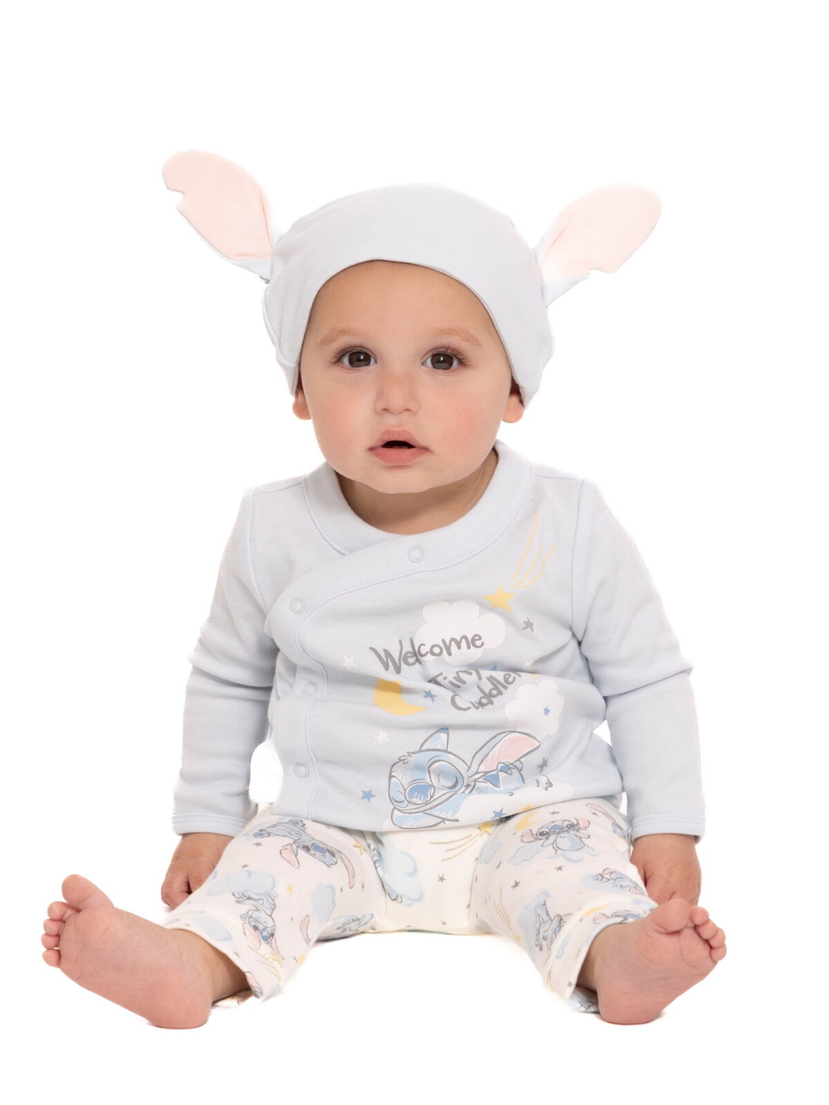 Disney Baby Wishes + Dreams Stitch Baby Boys or Girls Take Me Home Set, 3-Piece, Sizes Preemie-9M
