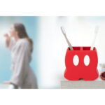 Disney Mickey Mouse Iconic 2 Piece Soap Dish & Toothbrush Holder Set